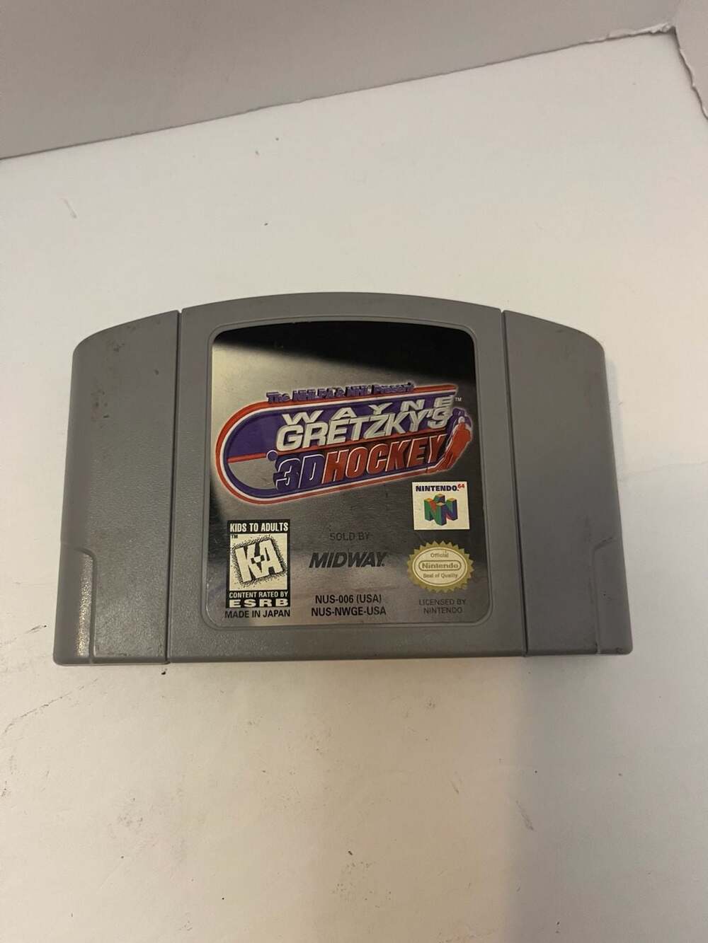 Wayne Gretzky's 3D Hockey Nintendo 64 N64 Video Game Cartridge